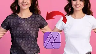 How to add or print any pattern to clothes/t-shirt in Affinity Photo - Photo Manipulation
