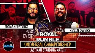 FULL MATCH WWE ROMAN REIGNS VS KEVIN OWENS|UNIVERSAL CHAMPIONSHIP|ROYAL RUMBLE2021|LAST MAN STANDING