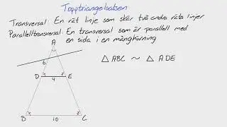 Matte 2 - Adam - Geometri - Topptriangelsatsen