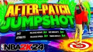 I FOUND THE BEST JUMPSHOT IN NBA 2k24 SEASON 2! BEST JUMPSHOT IN NBA 2k24! 100% GREEN WINDOW!