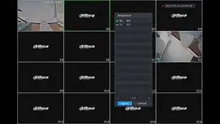How to switch camera sequence in NVR?