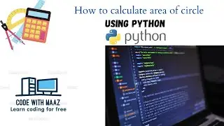 How to calculate area of circle using python (Urdu/Hindi)