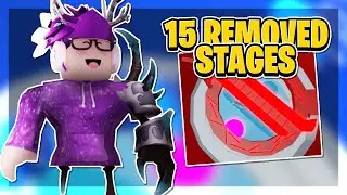 15 REMOVED STAGES in TOWER OF HELL | Roblox ToH deleted sections