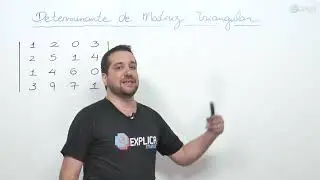 ÁLGEBRA LINEAR - DETERMINANTE DE MATRIZ TRIANGULAR | Prof. Raphael