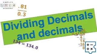 Dividing Decimal by Decimal The Easy Way!