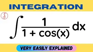 ∫ 1/(1+cos x) dx || Integration-3 || Integration Of 1/(1+cos x)