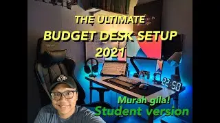 BUDGET DESK SETUP 2021 STUDENT (terpaling murah!)