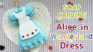SOAP CARVING | Easy | Alice in Wonderland Dress | How to make | DIY