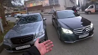 E200 рестайлинг VS E200 дорест на чипе и сток. Supra. Гонка Сочи.