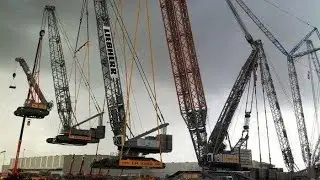 🔥Самый Большой Подъемный Кран в Мире   The Most Powerful Crawler Crane in The World 🔥