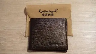 Посылка из Китая: кожаный кошелек Cobbler Legend