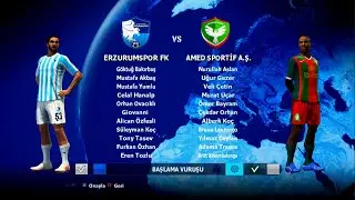 PES 13 TFF 1.LİG YAMASI 2024-2025 SEZONU ERZURUMSPOR AMED SPORTİF A.Ş