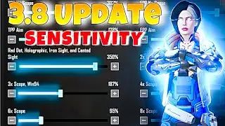 NEW UPDATE 3.8🔥BEST SENSITIVITY | bgmi sensitivity code | pubg sensitivity | pubg mobile sensitivity