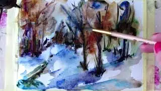 Акварель Ольги Руссу. Watercolor/Olga Russu