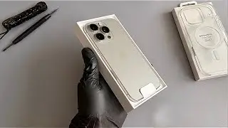 4K - Unboxing iPhone 16 Pro - Natural Titanium - No Talking