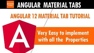 Angular 12 Material tab | Angular 8 tabs, Material tab with Properties | Dynamic tabs in angular,