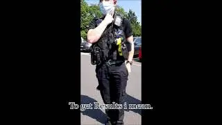Police Made me move my Dog in Hot Weather , Covid Crazy People