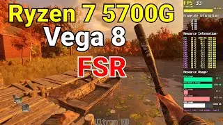 Dying Light 2 | Ryzen 7 5700G | Vega 8 | 4400MHz RAM | FSR (All Settings)