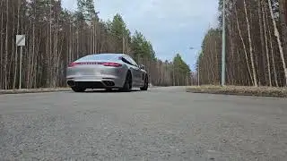 Porsche Panamera sport exhaust sound