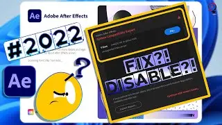 System Compatibility Report in After Effects 2022💻 What is That⁉️🤔 How to Fix⁉️🤔 or Disable⁉️👨‍💻🤷‍♂️