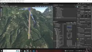 6- Windmill prefabas on the mountain (UNITY 3D)