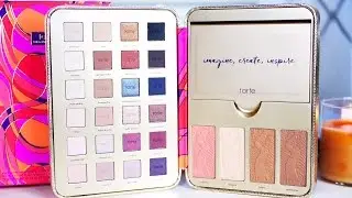 ♥︎ Tarte Pretty Paintbox Collector's Makeup Case⎮First Impression, Swatches, and Demo