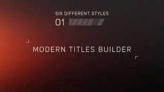 Titles Builder | After Effects Template