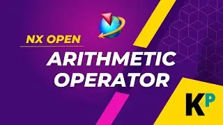 Arithmetic Operator | NXOpen Customization and Programming | Parametric Krish‌