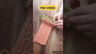 النول المستطيل | knitting loom | scarf | crochet | tejido | حياكة | حِرف إبداعية | فن النسيج
