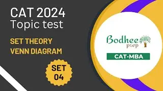 CAT Mock Test Series: Set Theory and Venn Diagram Topic Test Solutions (Test 04)