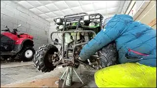 ПОДГОТОВКА КВАДРИКА к сезону! Недорого! Ремонт подвески irbis atv 150 🚜 diy