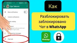 Как разблокировать заблокированный чат в WhatsApp | Разблокировка чата WhatsApp, новое обновление