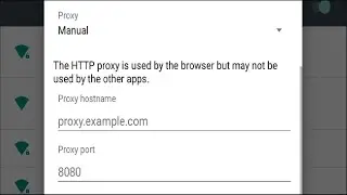 How to Configure a Proxy Server on Android