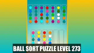 Ball Sorting Puzzle Game Level 273 | Ball Sort Puzzle Level 273 | GamingOn