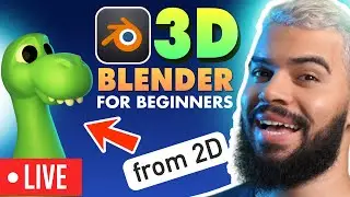I wish I knew this Technique in Blender before Start! LIVE Tutorial