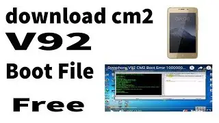 Symphony v92 cm2 Boot Error File Free Download 100% Working Without Password