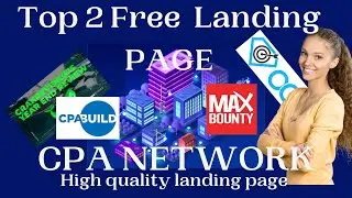Top 2 Free Landing page For CPA Network | High quality landing page affiliate