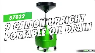 OEMTOOLS 87032 9 Gallon Upright Portable Oil Drain