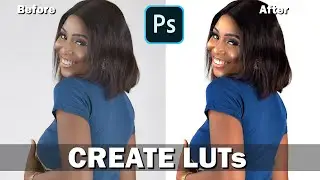 How to create and save LUTs as a  preset in photoshop.