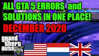 GTA 5 - ERROR FIXES DECEMBER 2020 - Find here the latest solutions for your Error