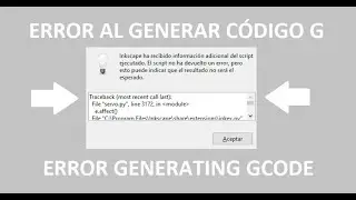 Error al generar código G/Falied to generate Gcode Inkscape-GRBL