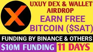 UXUY AIRDROP | BITCOIN FREE AIRDROP $SAT | UXUY WALLET AIRDROP | NEW WALLET AIRDROP