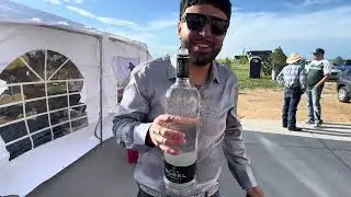 Aquí nos encontramos en el rancho los tres alazanes en la fiesta de graduación de mi compita Yair