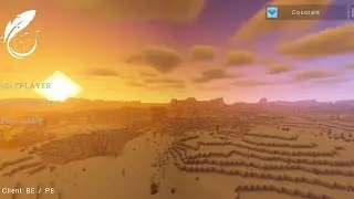 Feather client on Mcpe 1.19 PvP mod