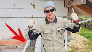 ЗАЛИВКА АРМОПОЯСА РУКАМИ! ЗАМКНУЛИ ГАРАЖ МЕЧТЫ!