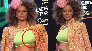 Kangana Ranaut's SHOCKING NIP SLIP | Video