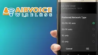 Airvoice 4G LTE internet APN settings manually for android