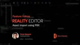 Reality Editor | Asset Import using FBX