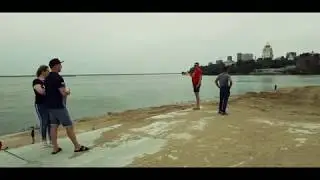 На дамбе 6 августа 2019
