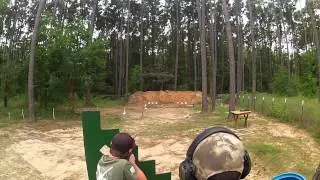 Youth Marksmanship Camp  - Top Shot Dustin Ellermann  2014 - 3-Gun Stage - Jack Copeland